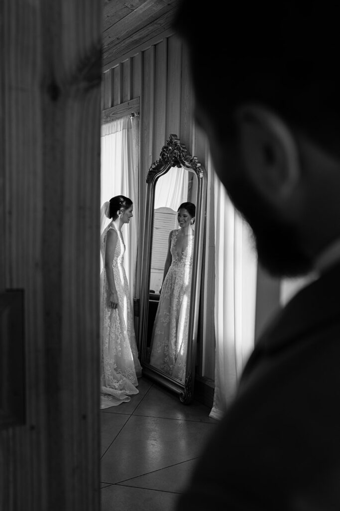 bride and groom during their Alabama wedding at The Venue at Whiskey Ridge 