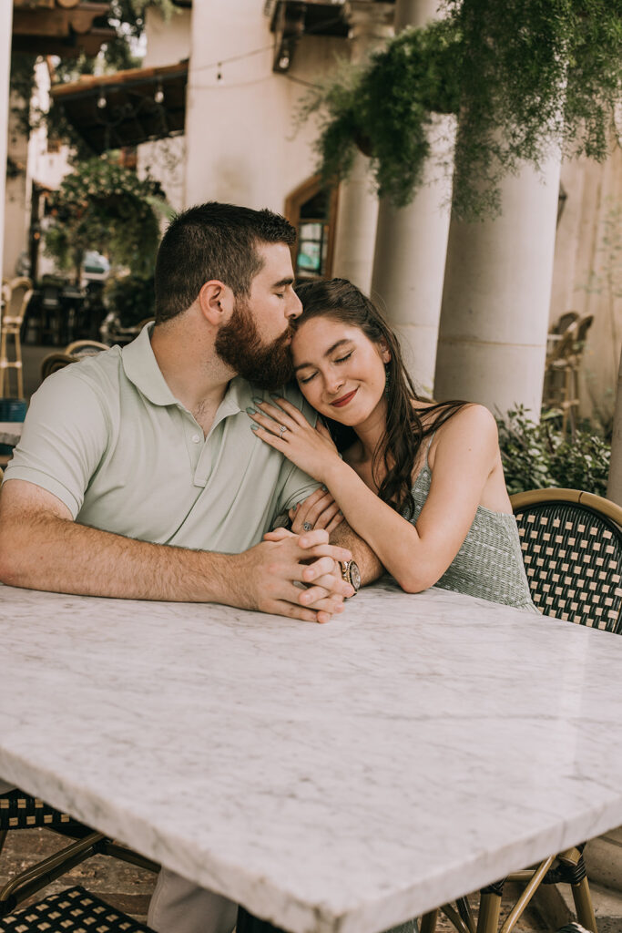 alabama engagement session in Downtown Fairhope