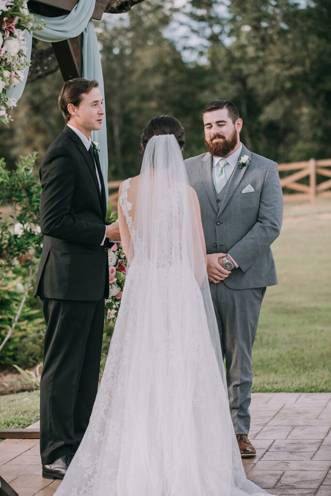 wedding ceremony at The Venue at Whiskey Ridge