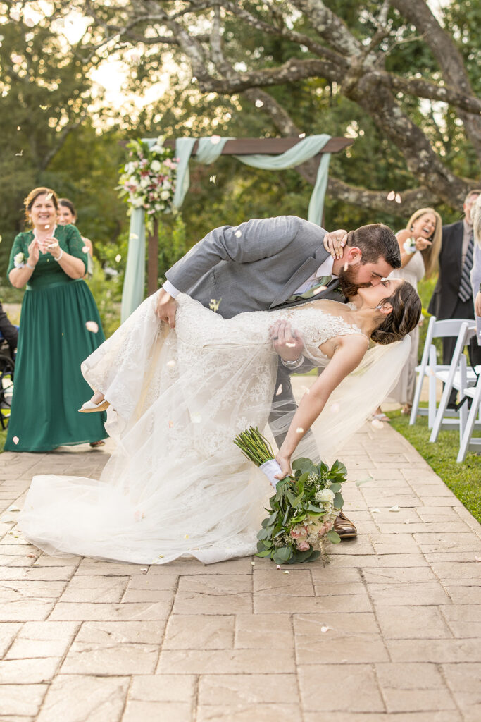 wedding ceremony at The Venue at Whiskey Ridge