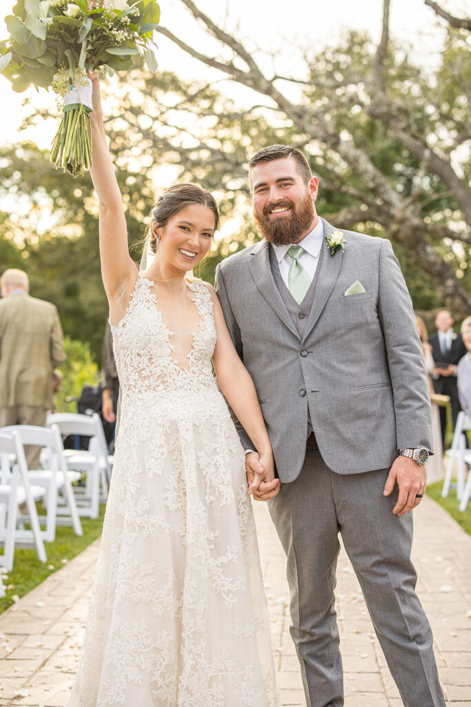 bride and groom during their Alabama wedding at The Venue at Whiskey Ridge 