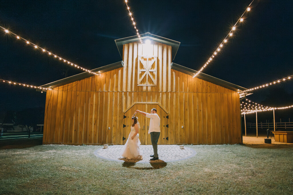 rustic farm exterior of Sowell Farms in Milton, FL, a Panhandle wedding venue