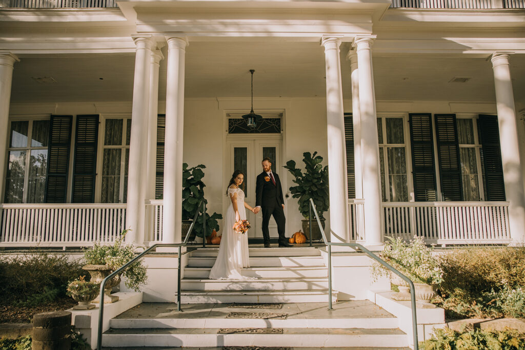 the elegant exterior of Goodwood Museum and Gardens in Tallahassee, FL - a Florida Panhandle wedding venue